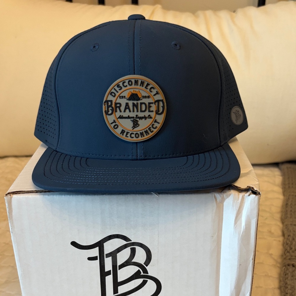 Branded Bills Elite Navy Hat w/ Disconnect patch